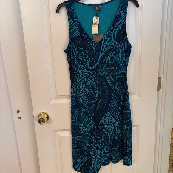 Tommy Bahama Blue Lake Paisley Dress, Size M, 8-10 - Picture 1 of 5
